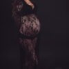 Sexy perspective lace dress, pregnant women's skirts, pregnant women, photographing, maternity, photography and dress