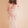 Sexy perspective lace dress, pregnant women's skirts, pregnant women, photographing, maternity, photography and dress