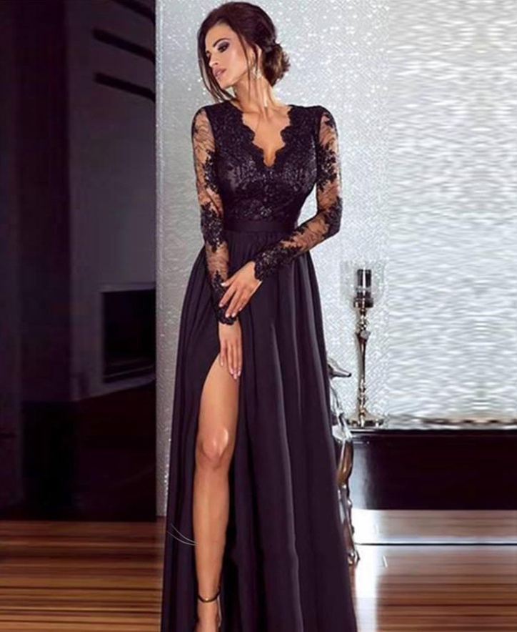High Waisted Prom Dress