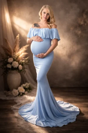 lmd-grey-belly-open-dress-0002 Aurora’s Lotus Whisper Trailing Gown